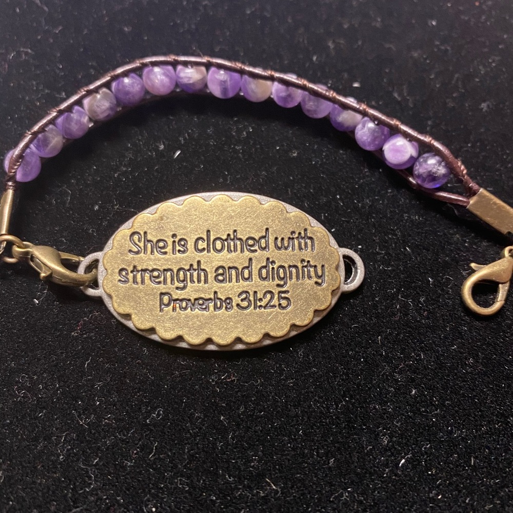 - Handmade Inspirational Bracelet